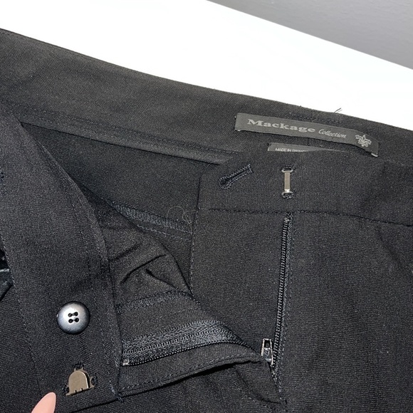Mackage Black Low Rise studded trousers size 4 - Picture 9 of 14